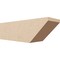 Ekena Millwork 6in. W x 6in. H x 20in. L Concord Woodgrain TimberThane Rafter Tail, Primed Tan RFTUR06X06X20CONRCPR - alternate 1